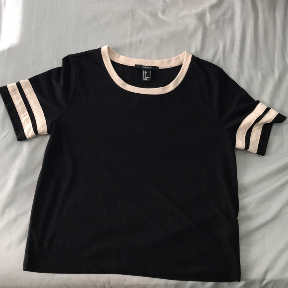 Forever 21 Black Crop Top